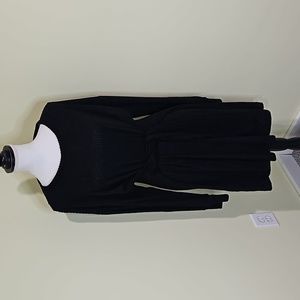 Lush Black Sweater Dress